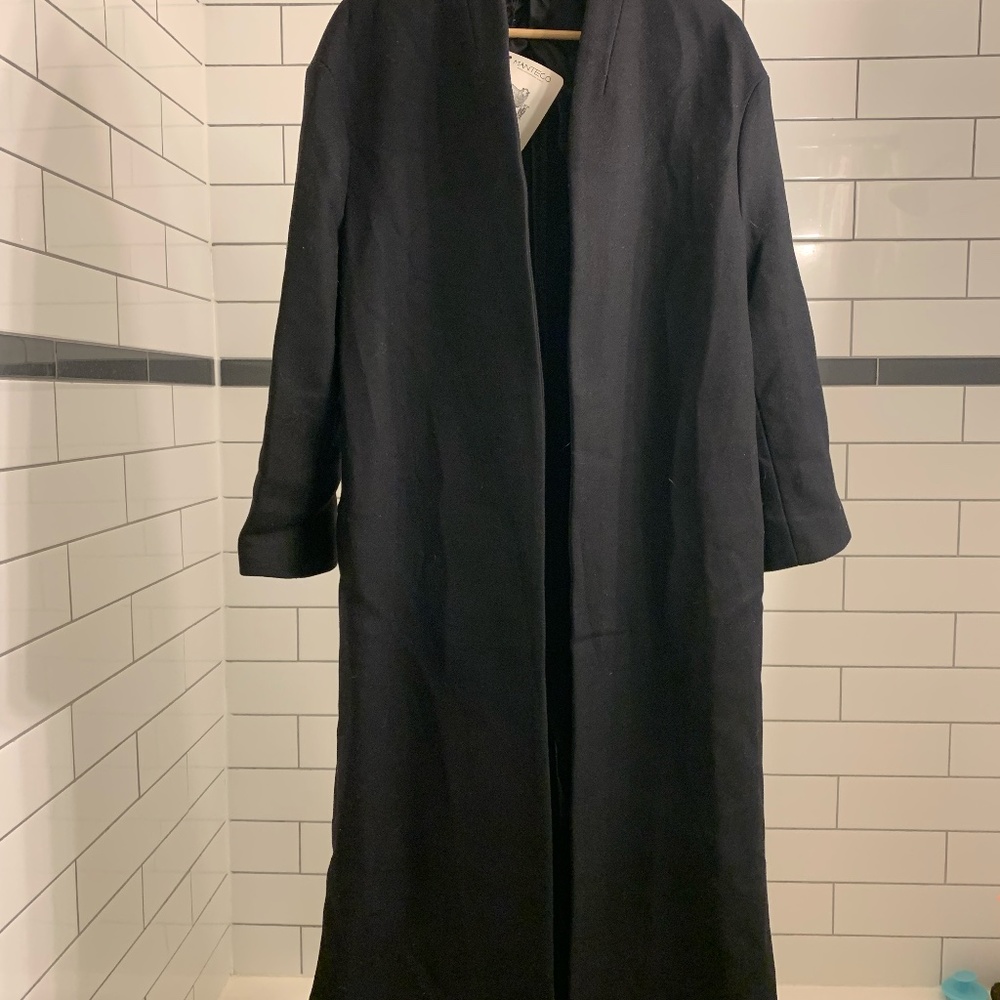 S 100% Merino Wool Long Coat